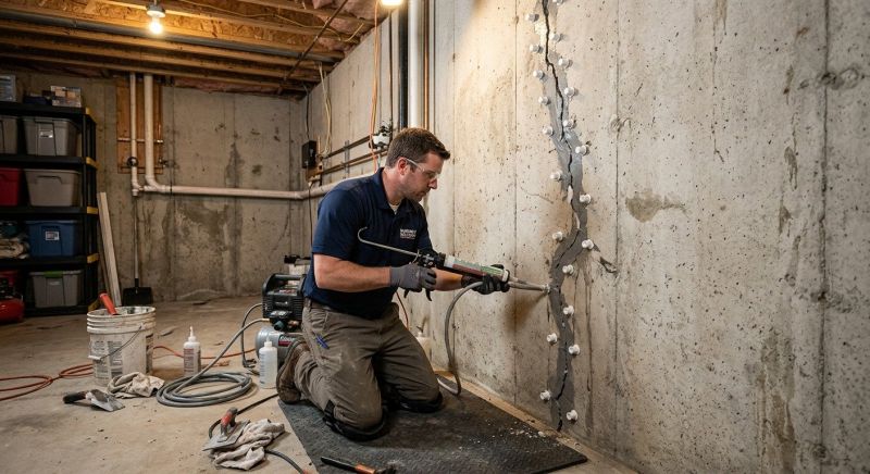 Basement Crack Repair in Miami, FL