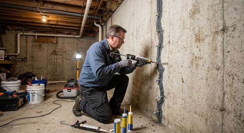 Basement Crack Repair in Miami, FL