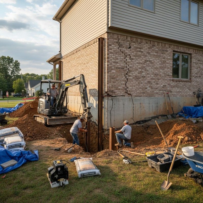 Foundation Settlement Repair in Miami, FL