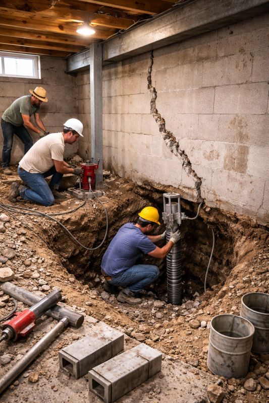 Foundation Structural Repair in Key Biscayne, FL