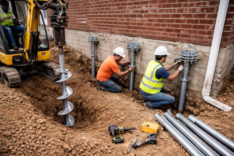 Helical Piers Installation in Miami, FL