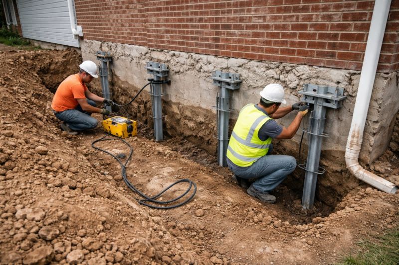 Helical Piers Installation in Miami, FL