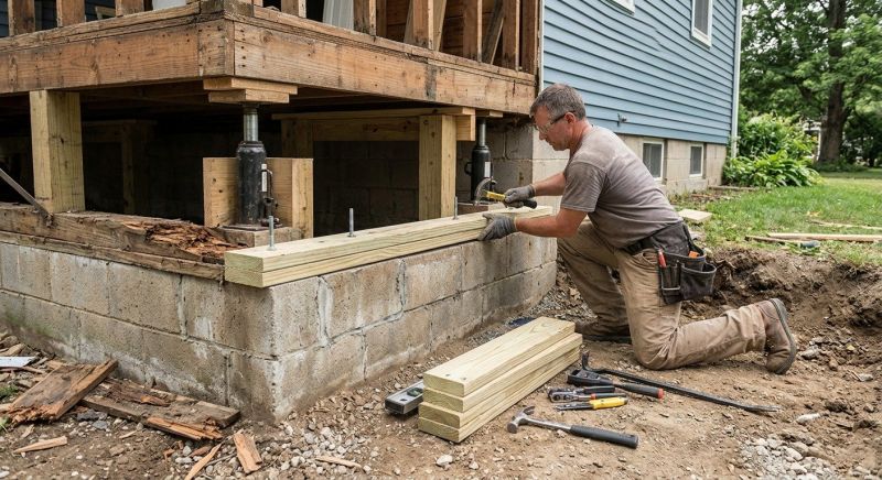 Sinking Foundation Repair in Miami, FL